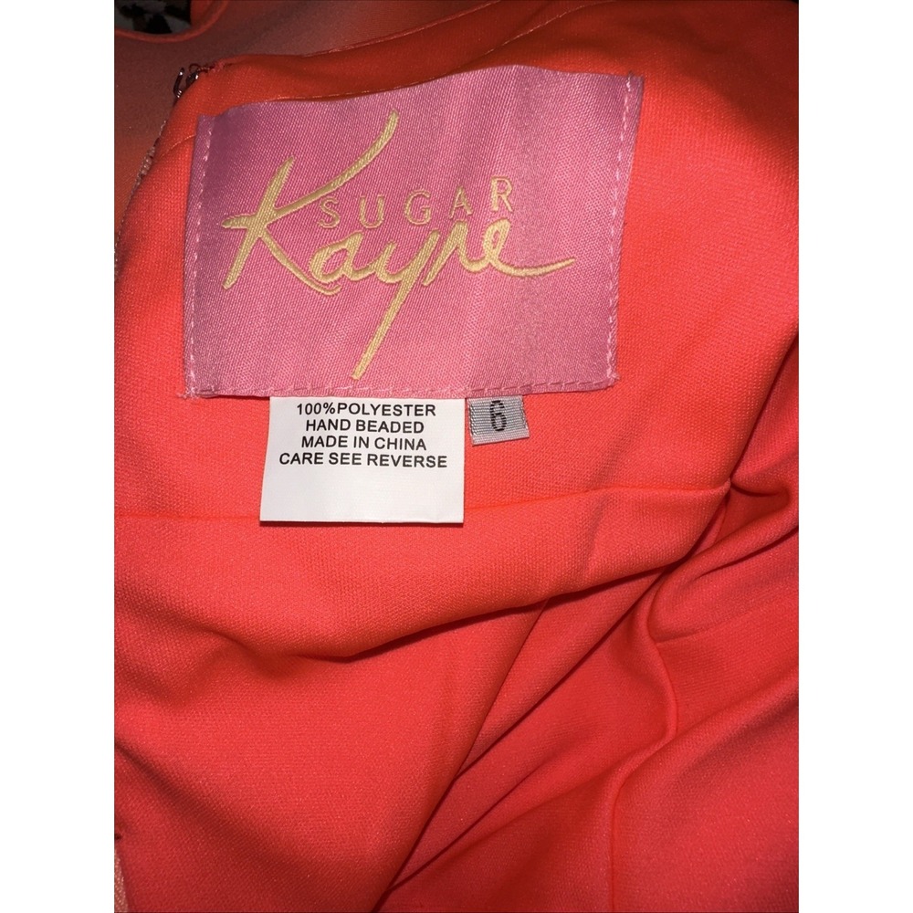 Jonathan Sugar Keyne Halter Neck‎ Jumpsuit Flared Leg Draped Ruffled Detail Sz 6 - Picture 16 of 16